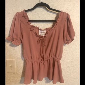 Dusty pink women’s top